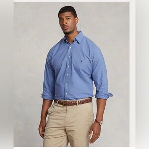 Polo Ralph Lauren Blake Men's Shirt Long Sleeve Button Down Blue Size XL